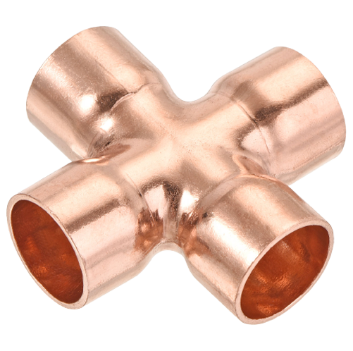 Copper Cross Pipe Fitting
